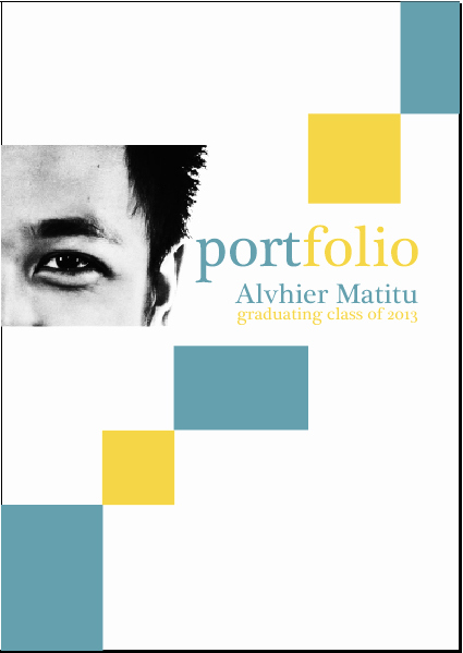 Portfolio Cover Page Template Free Download the Best