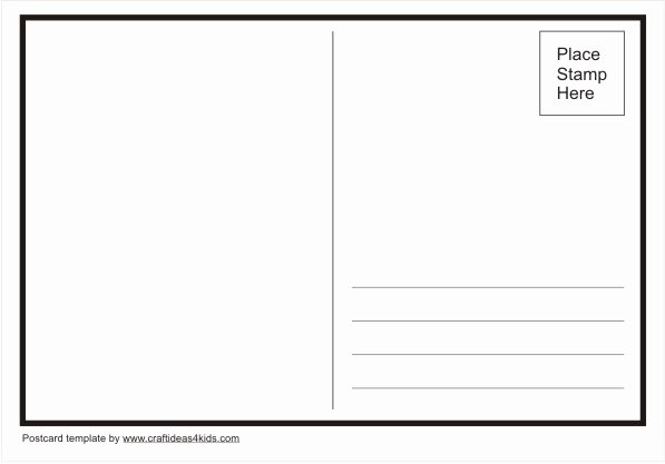 Post Card Template
