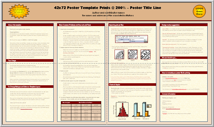 Posters4research Free Powerpoint Scientific Poster Templates