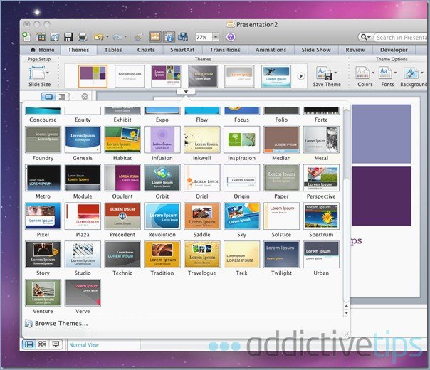 Powerpoint 2010 for Mac – Pontybistrogramercy