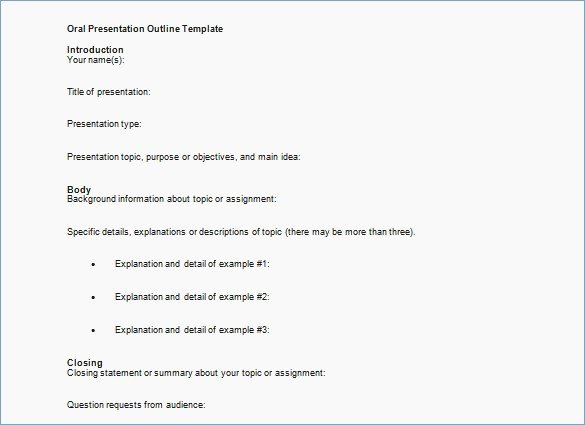 Powerpoint Presentation Outline Example – Manway