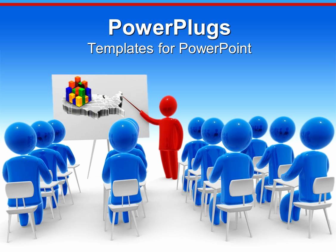 Powerpoint Template A Depiction Of A Classroom with A