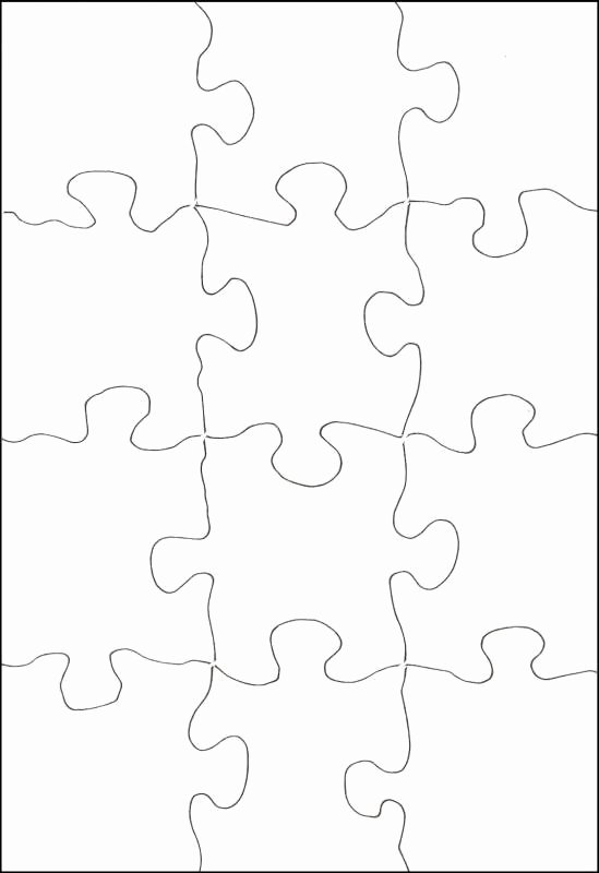 Poz A Puzzle Rectangle 5 1 2” X 8” 12 Pieces 10
