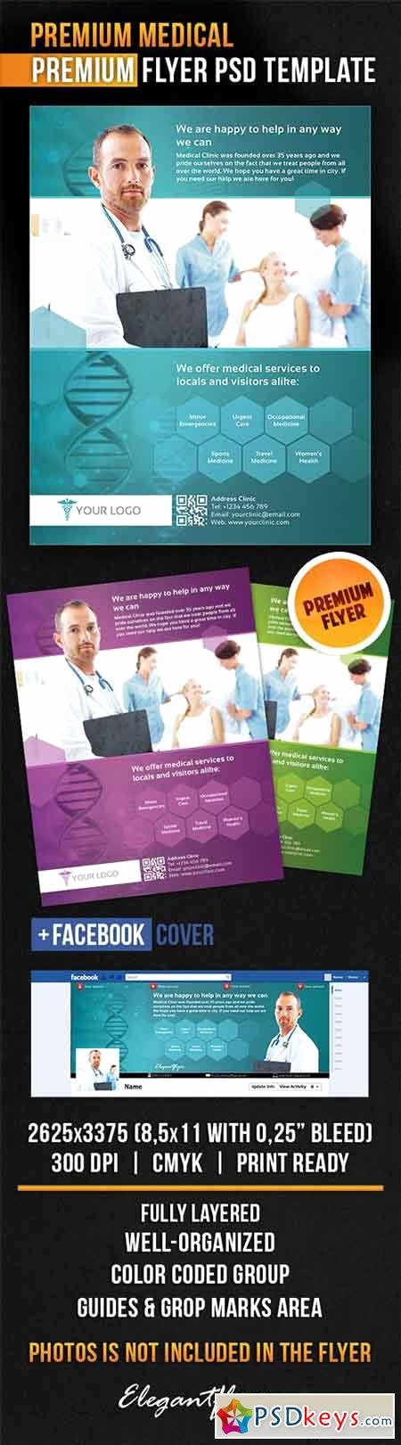 Premium Medical Flyer Psd Template Cover Free