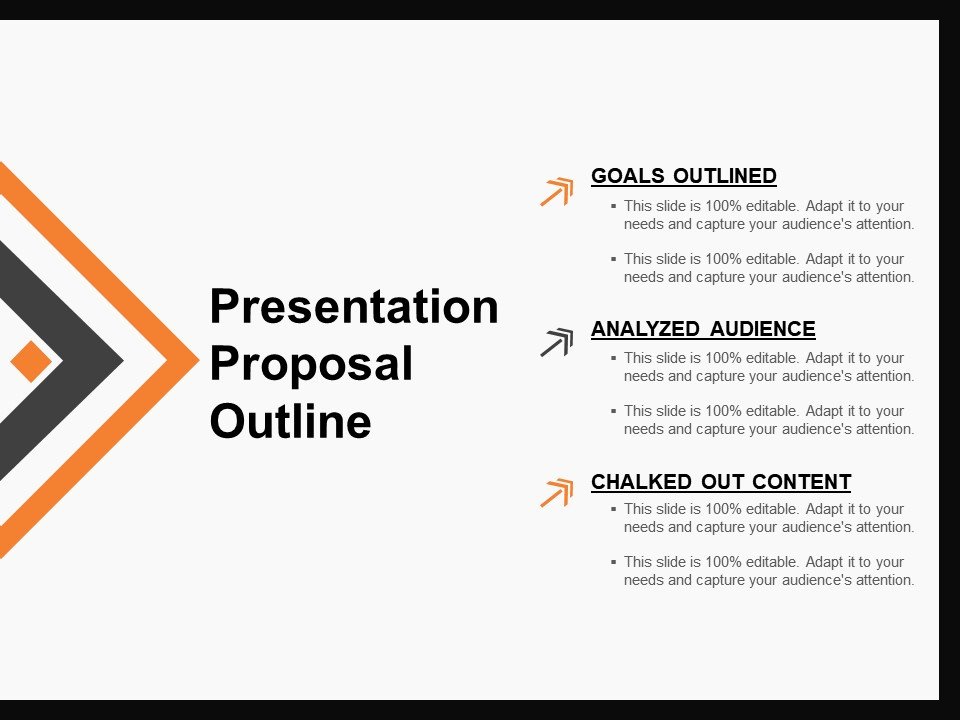 Presentation Proposal Outline Powerpoint Slides Design