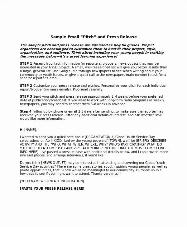 Press Release Template 20 Free Word Pdf Document