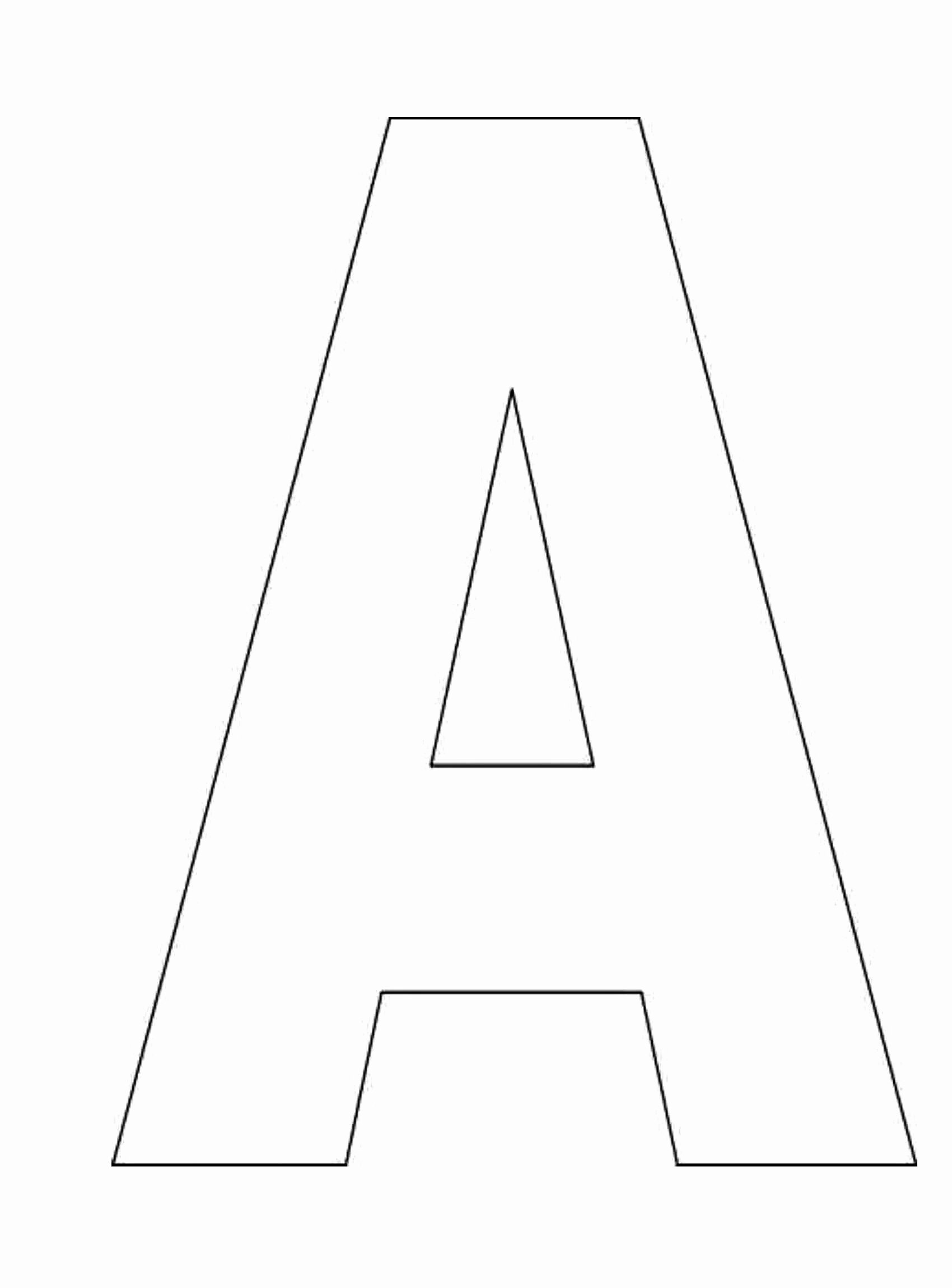 Printable Alphabet Letter Templates Free Alphabet Letter