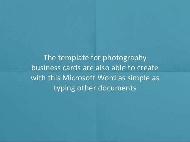 Printable Blank Business Card Design Templates for Ms Word