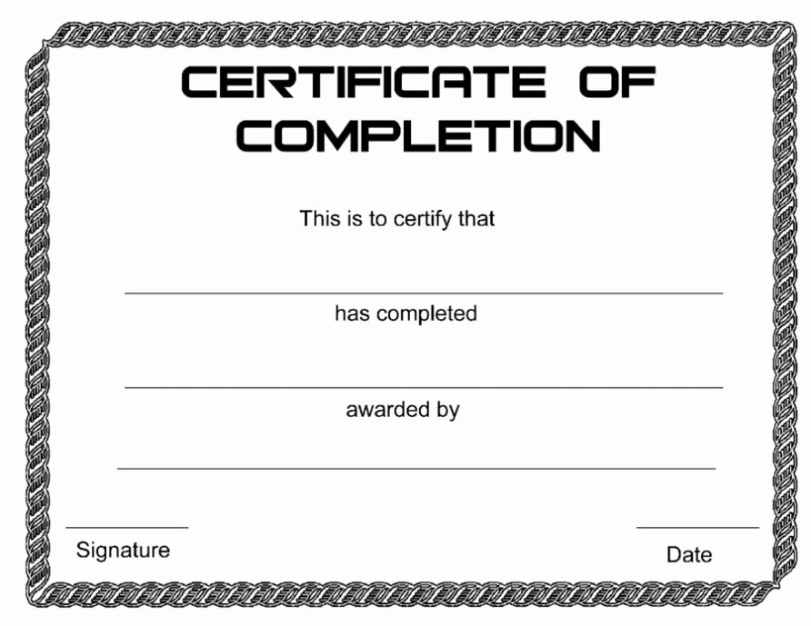 Printable Blank Certificate Of Appreciation Recognition