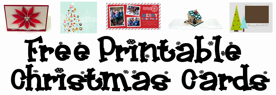 Printable Christmas Card Templates – Happy Holidays