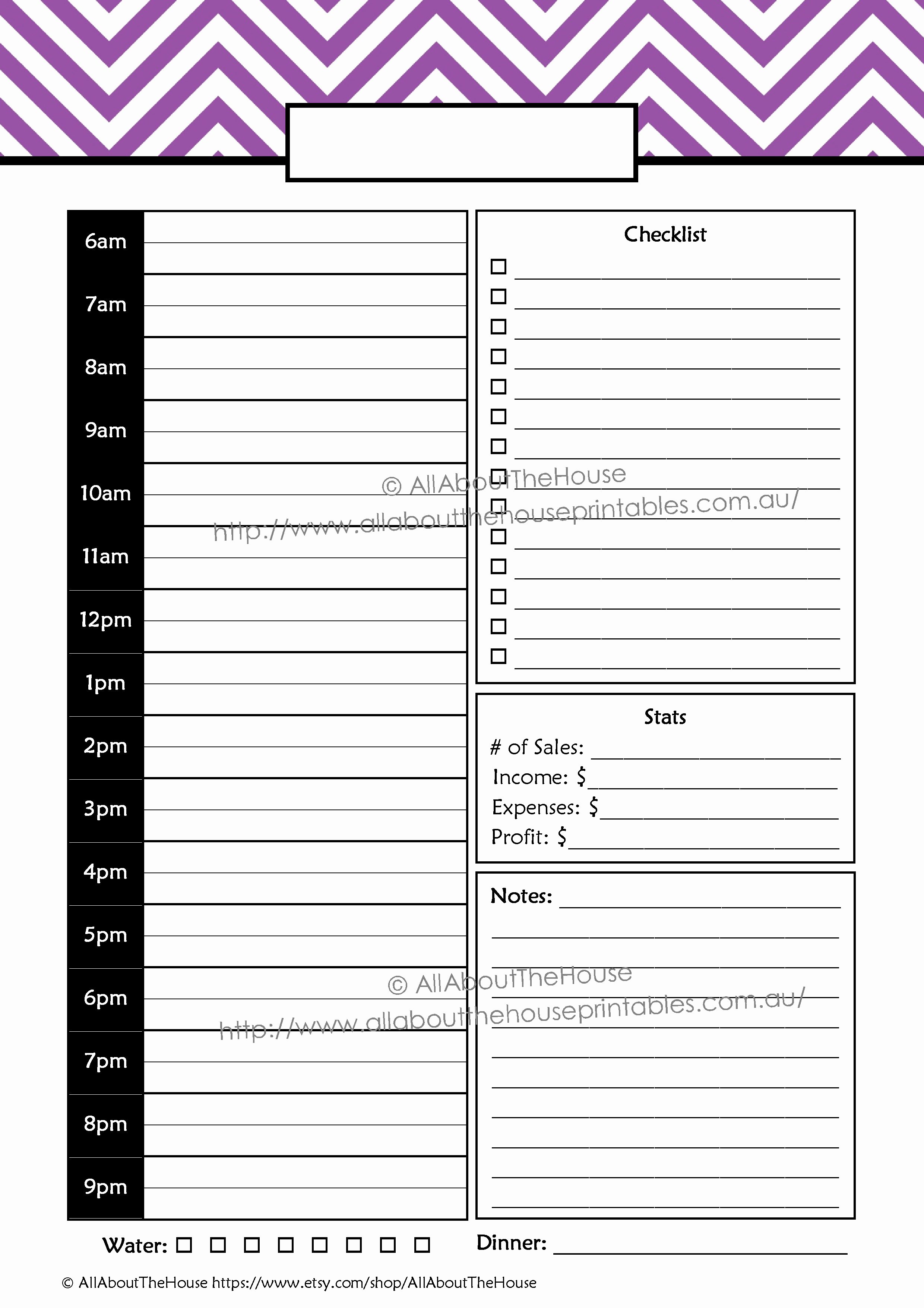 Printable Direct Sales Planner Editable All About Planners