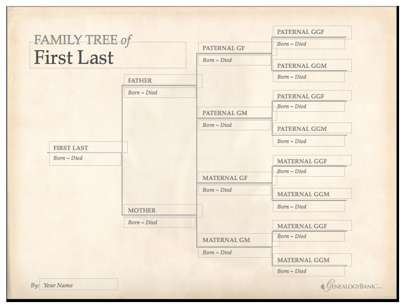 Printable Family Tree Template – Allcrafts Free Crafts Update