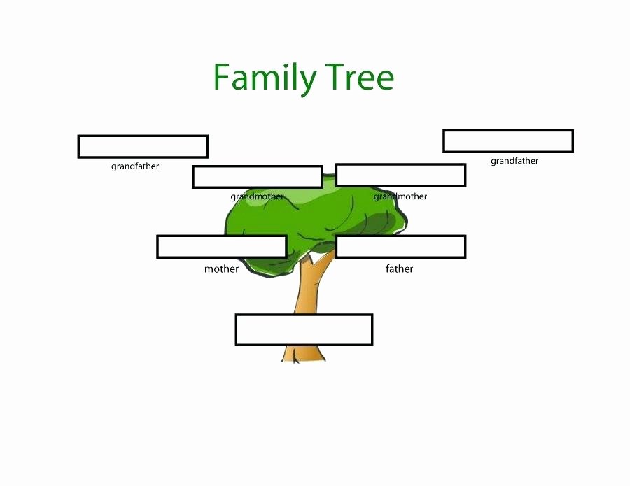 Printable Family Tree Template for Resume Word