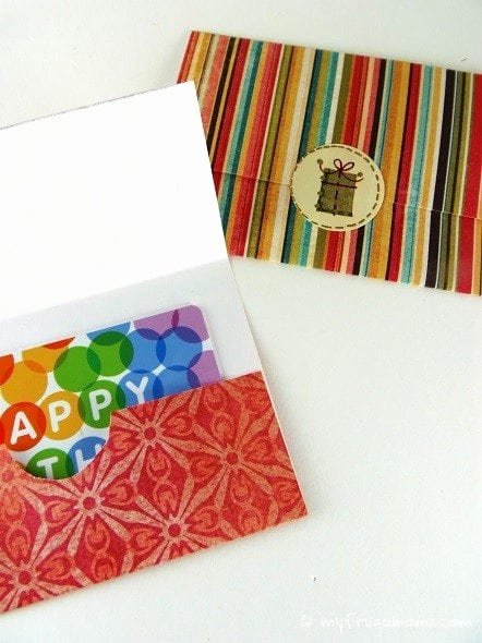 Printable Gift Card Holder Templates