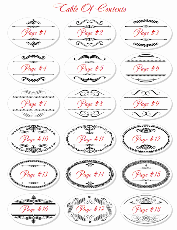 Printable Oval Labels – Free Template Set