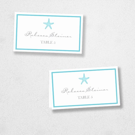 Printable Place Card Template Instant Download Escort Card