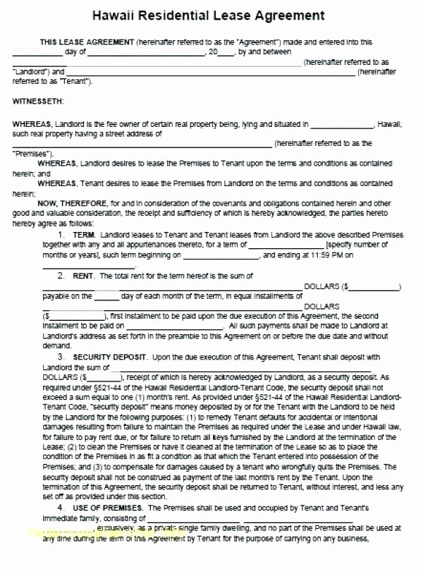 Printable Rental Application Template Heads Agreement