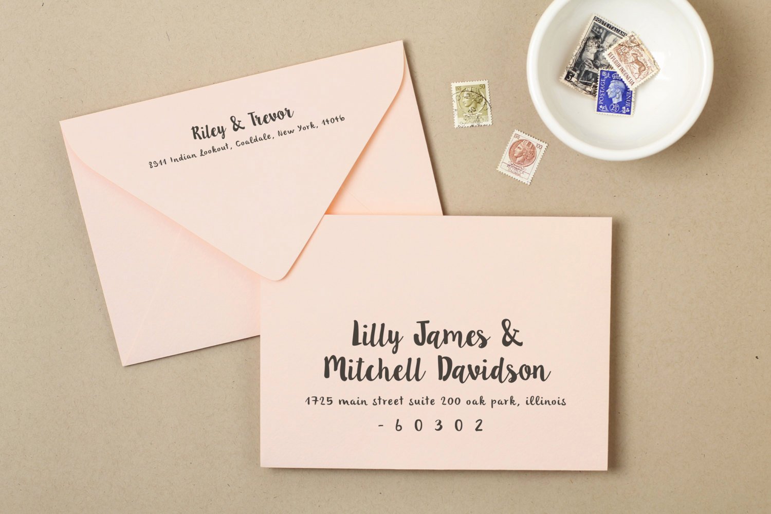 Printable Wedding Envelope Template Instant Download