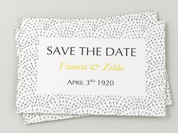 Printable Wedding Save the Date Download by