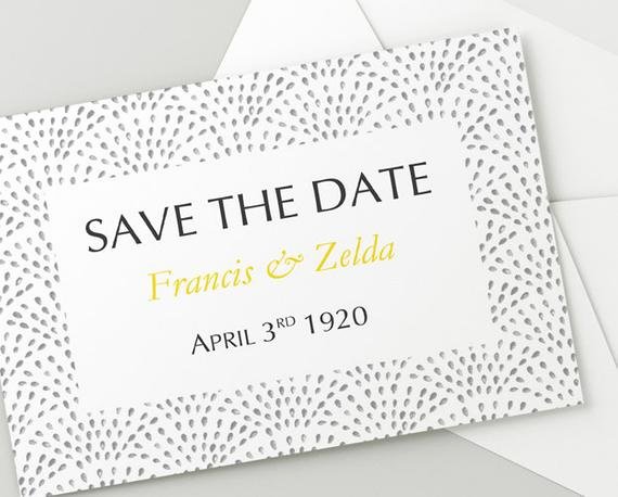 Printable Wedding Save the Date Download Fountain