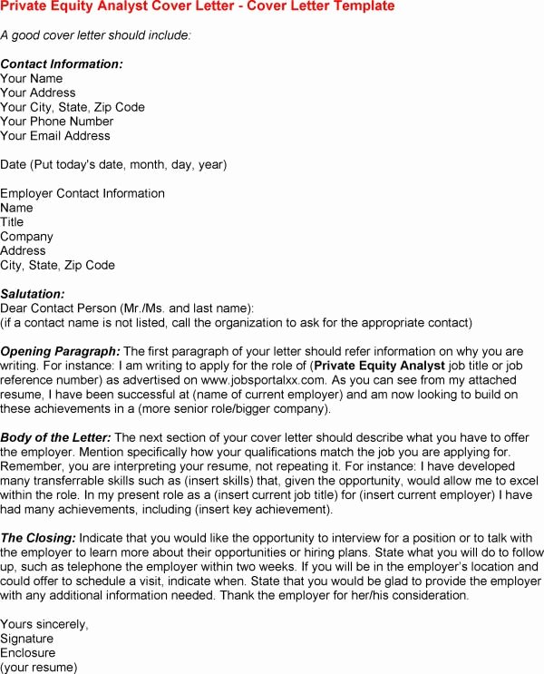 Private Equity Cover Letter theailene