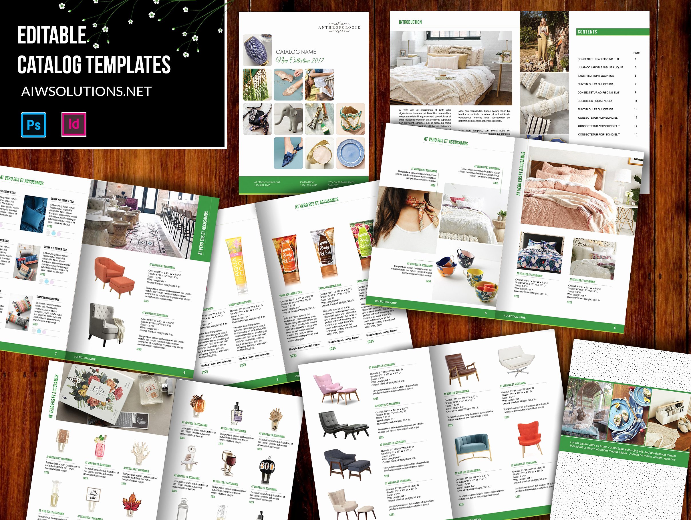 Product Catalog Id07 Stationery Templates Creative Market
