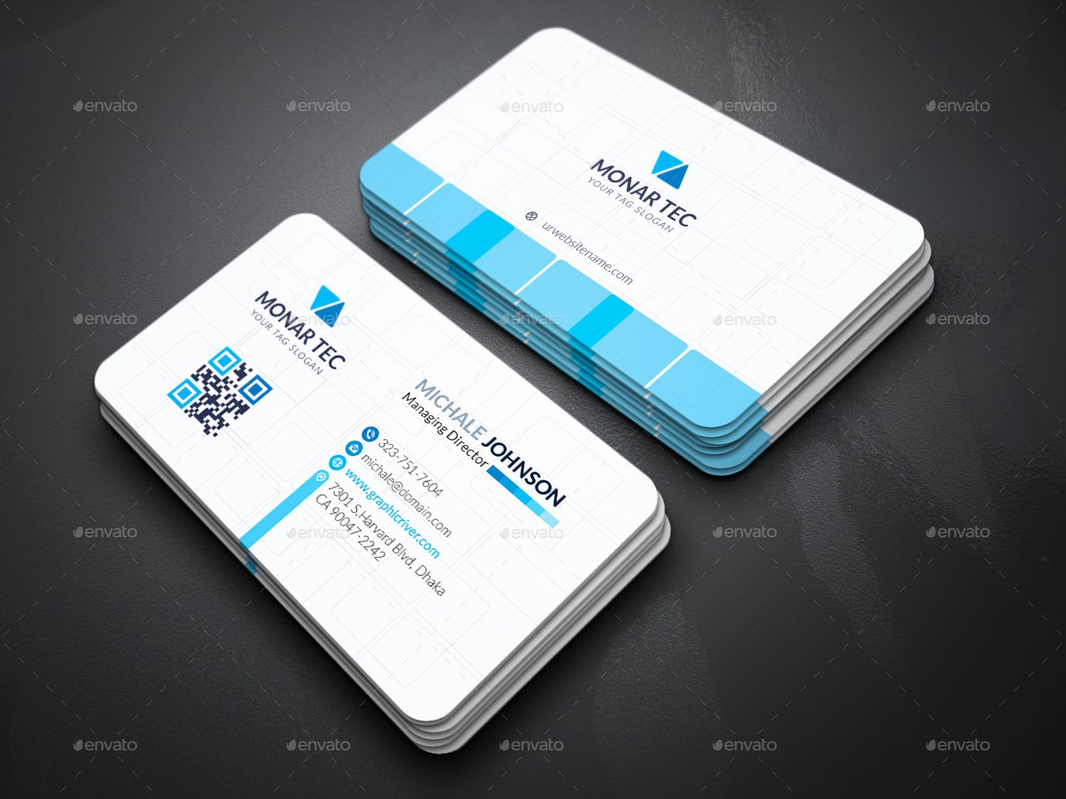 Professional Business Cards Print Ad Templates