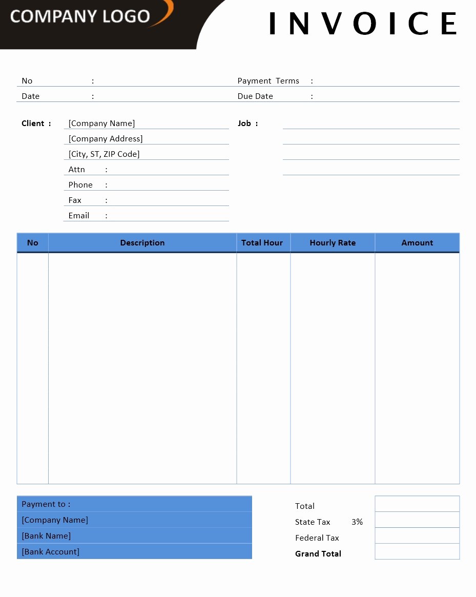 Professional Invoice Template Word Fiveoutsiders