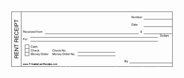 Professional Rent Receipt Template In Word