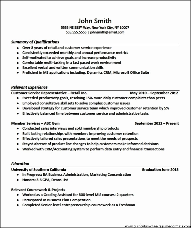Professional Resume Templates for Experienced Free