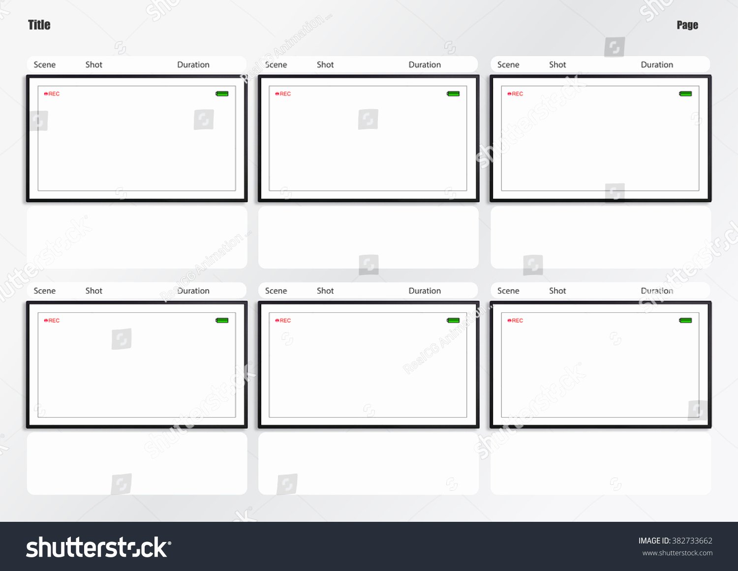 Professional Storyboard Template for Easy to