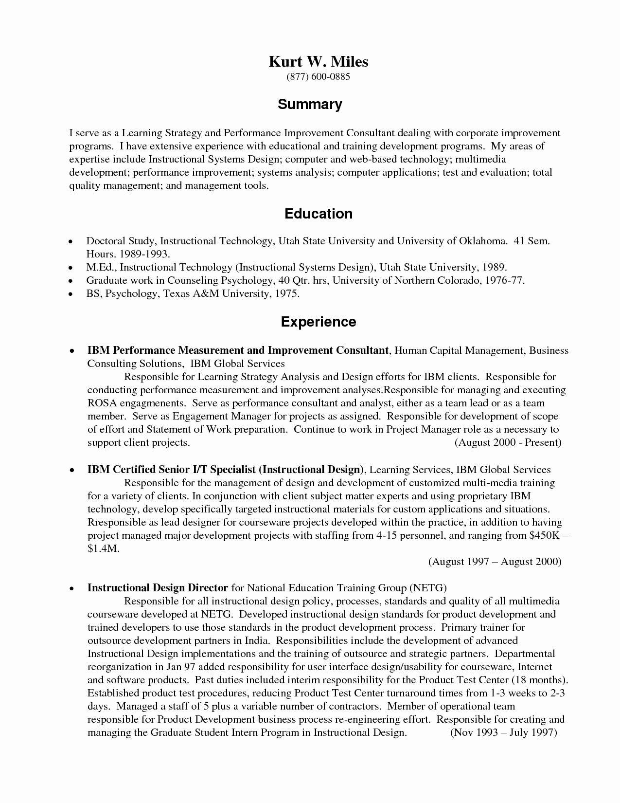 program analyst resume 2040