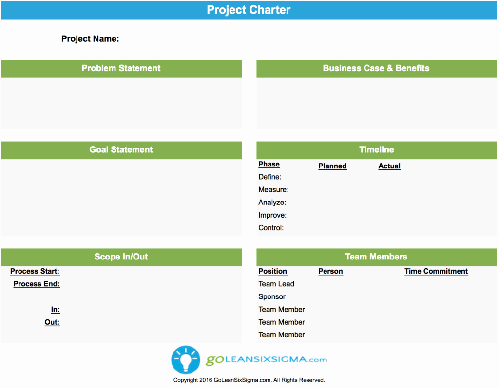 Project Charter Template &amp; Example
