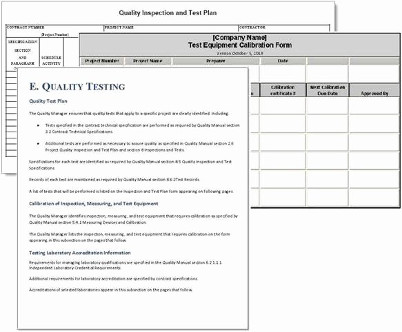 Project Plan Sample forms