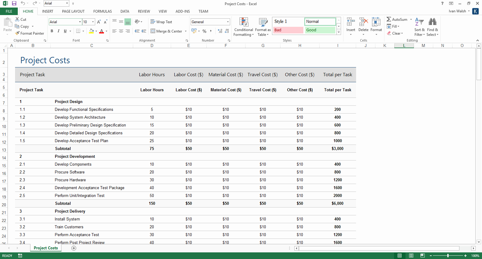 Project Plan Template – Download Ms Word &amp; Excel forms