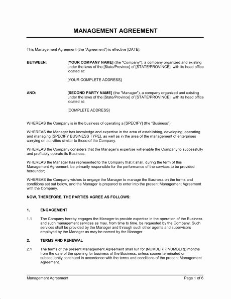 Property Management Contract Template Invitation Template