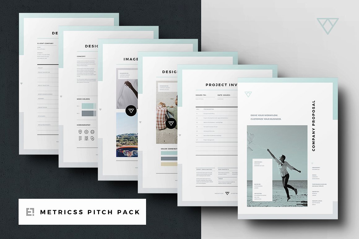 Proposal Pitch Pack Brochure Templates Creative Market