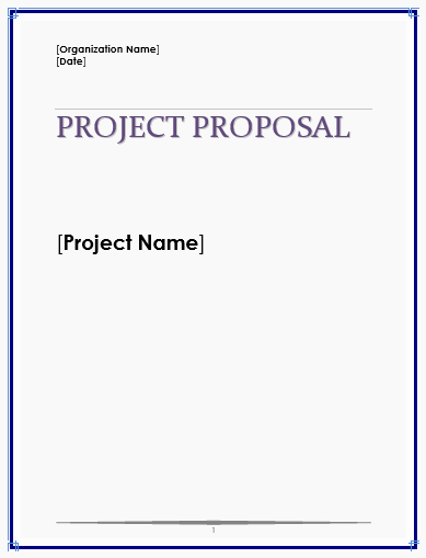 Proposal Templates Archives Microsoft Word Templates