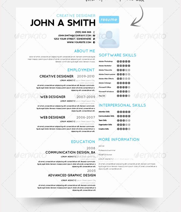 Psd Resume Template – 51 Free Samples Examples format
