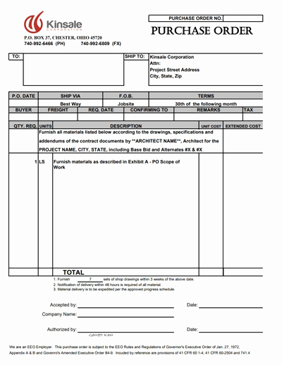 Purchase order Template Free Download Edit Fill Create