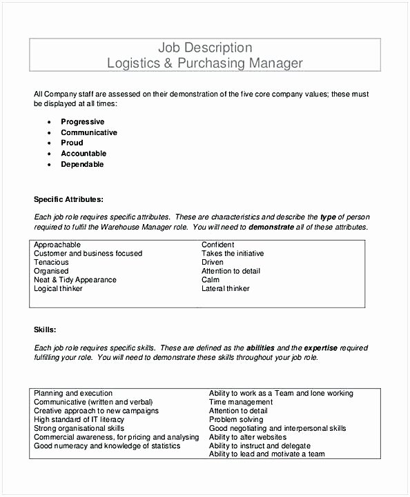Purchasing Manager Resume