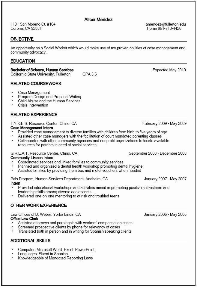 puter science resume template