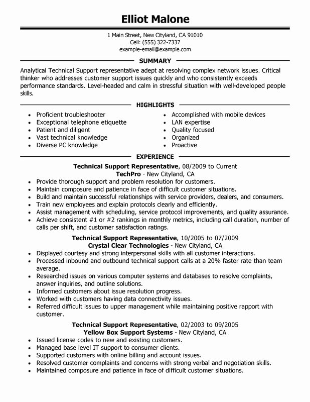 Puter Support Specialist Resume Best Resume Gallery