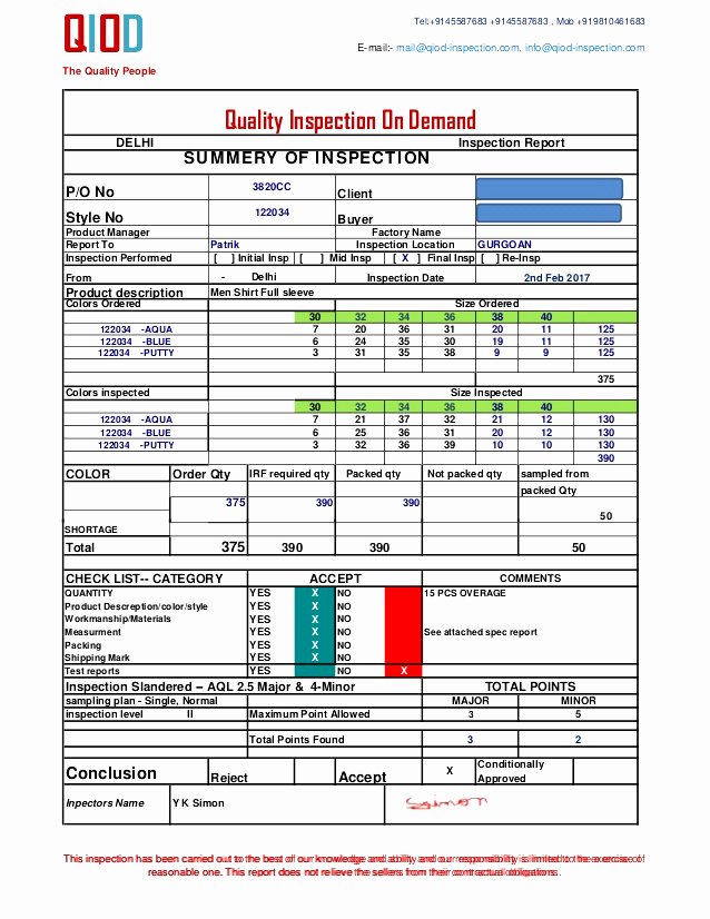 Quality assurance Plan Templates Quality Control Plan