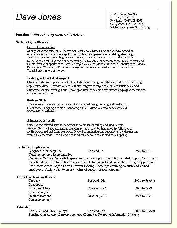 Quality assurance Resume Template Must Read