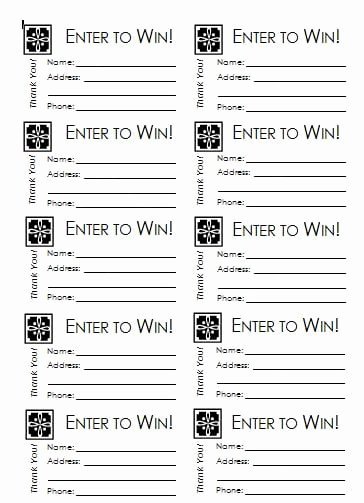Raffle Ticket Templates Free formats Excel Word