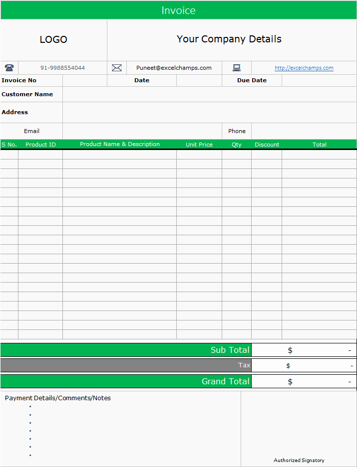 Ready to Use Excel Inventory Management Template [free
