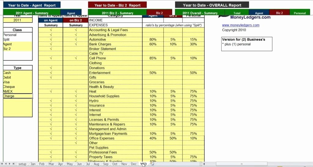 Real Estate Agent Expenses Spreadsheet Templates Free