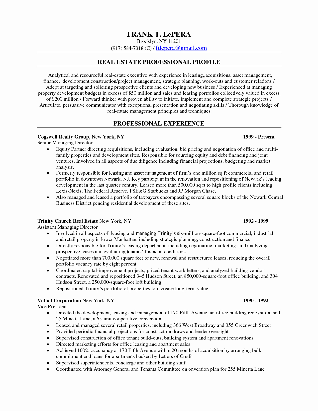 Real Estate Agent Resume with No Experience Resume Ideas