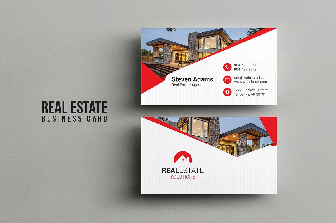 Real Estate Business Card Business Card Templates